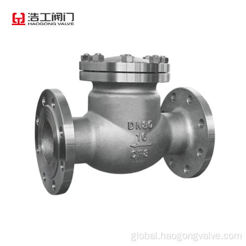 China Swing Check Valve Flanged type CF8 Factory